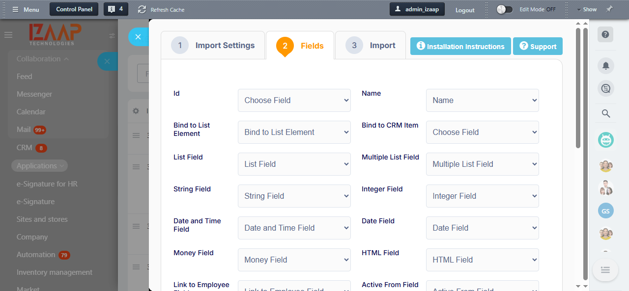 List import process