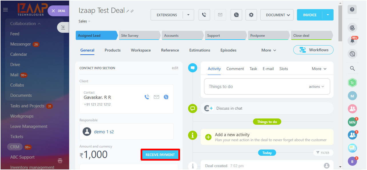 CRM entity