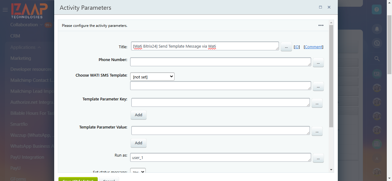 Template Messages via Workflow